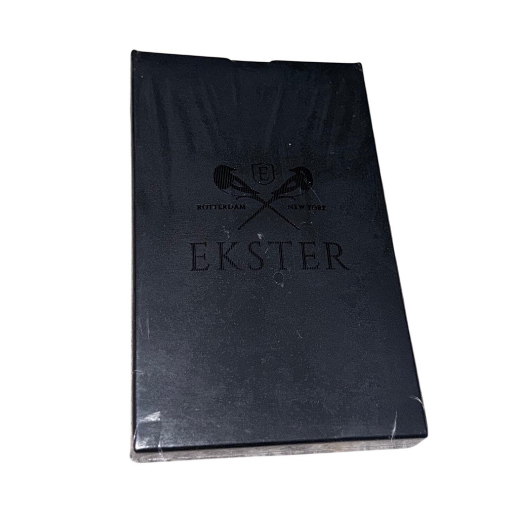 Ekster Aluminum Cardholder Brushed Black RFID Blocking Slim Wallet EK-ALU-BBL